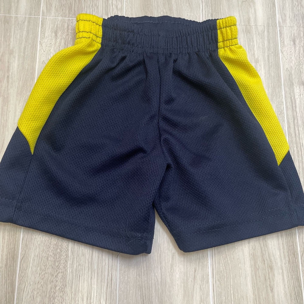 SEVEN brand Navy and Yellow Athletic Shorts
